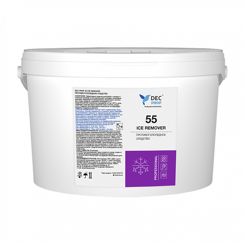Средство противогололедное 55 Ice Remover 15 кг
