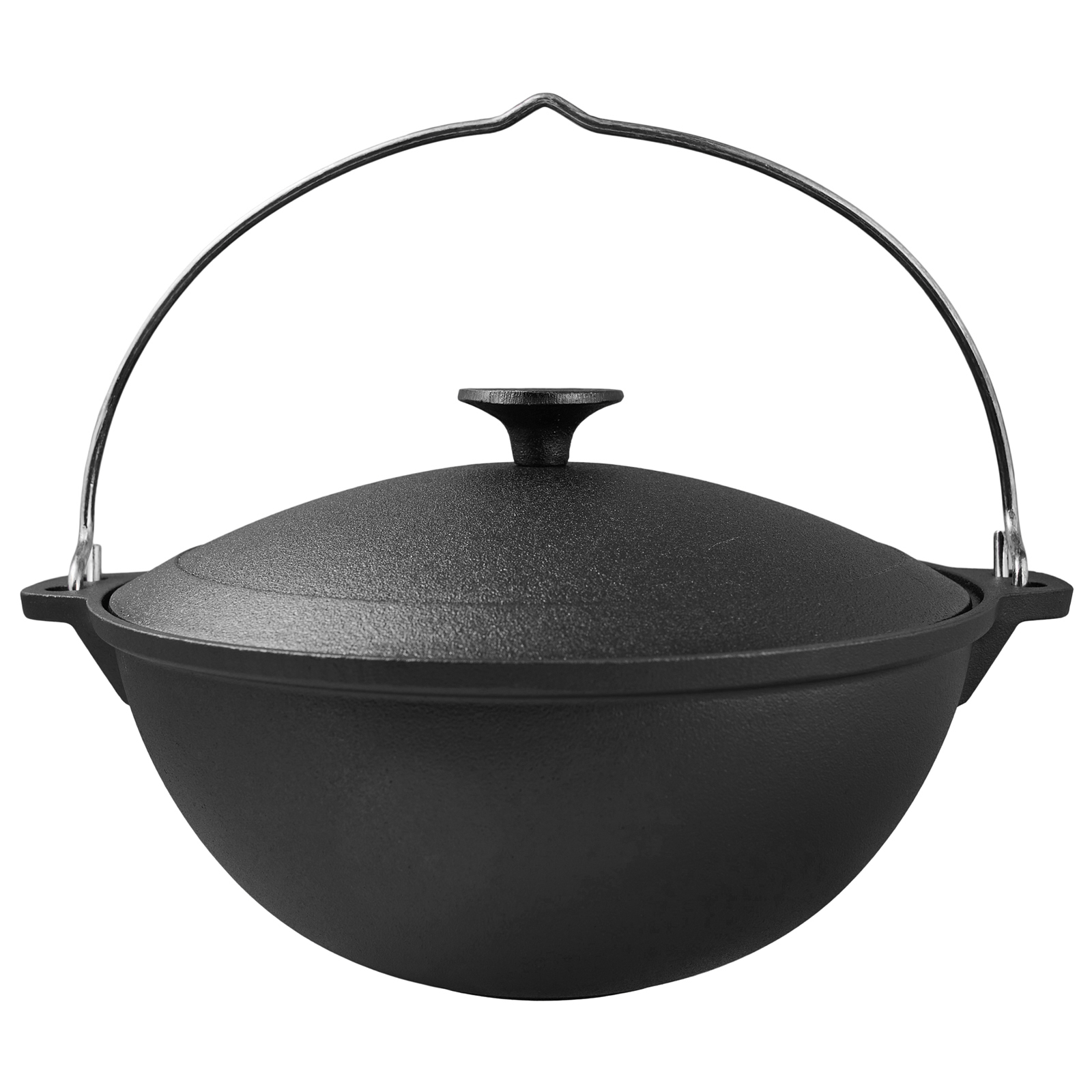 Казан чугунный Myron Cook 10 л крышка