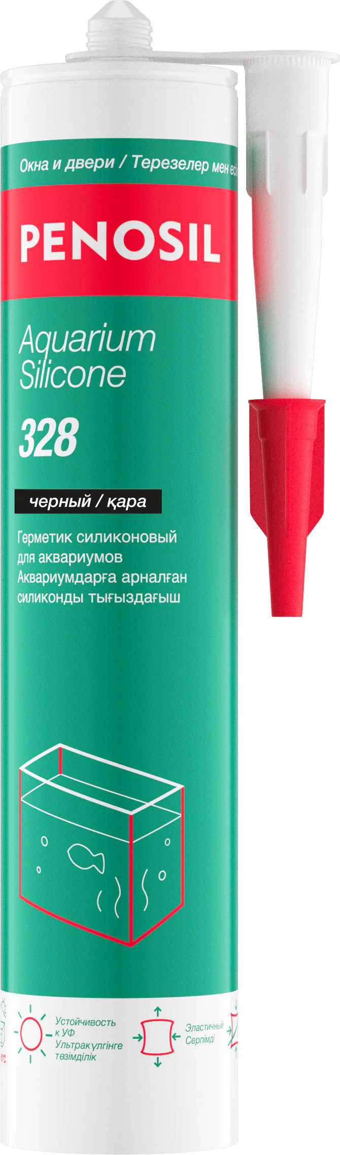 Герметик силиконовый для аквариумов Penosil AQ черный 280 мл