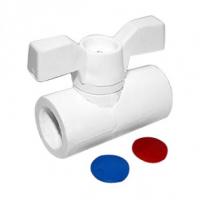 Кран шаровый PPRC /d25мм/белый/22302/ФД-Пласт