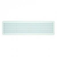 Решетка вент дверная /450х130мм/белая/2шт/пласт/ Виенто