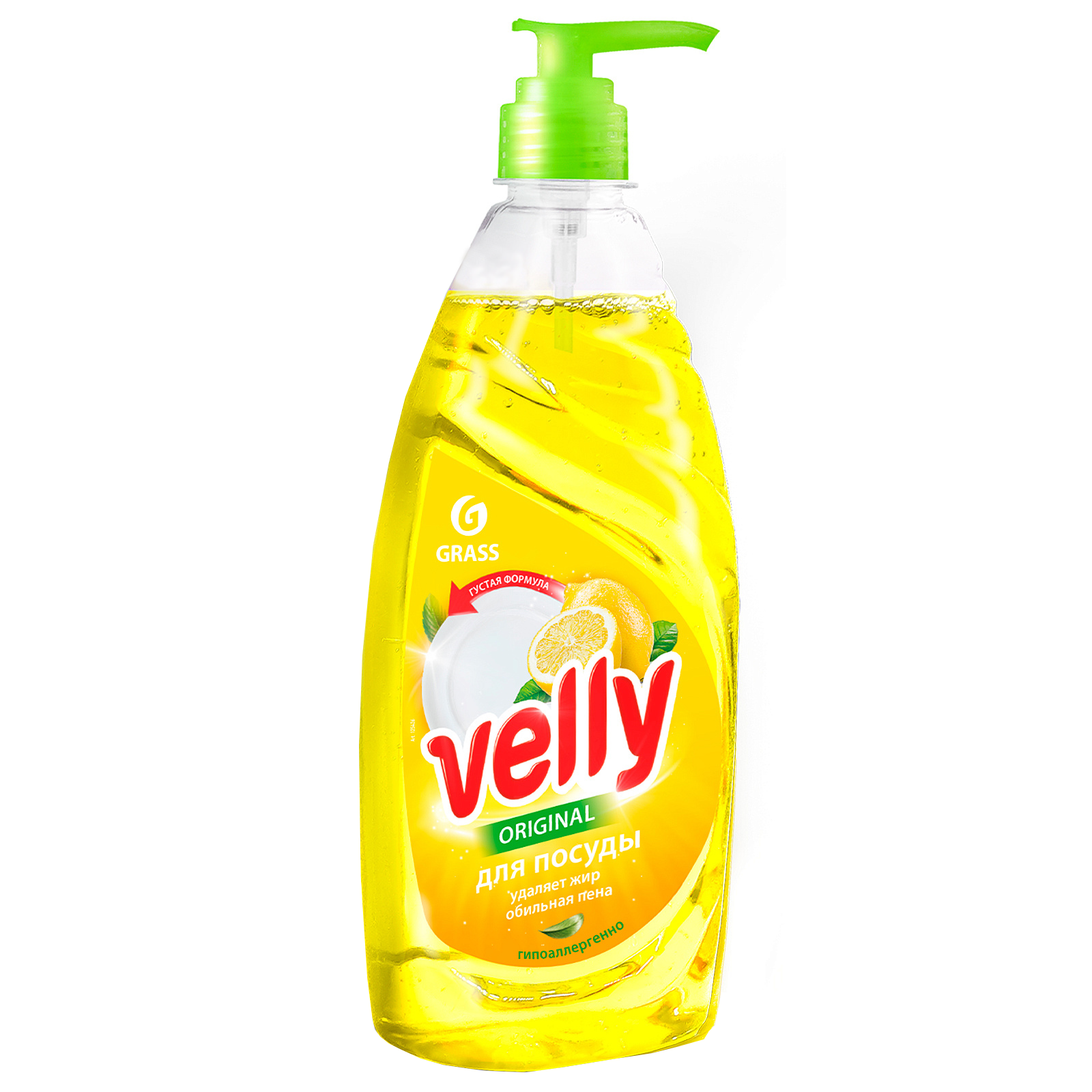 Бальзам для мытья посуды Grass Velly Strong лимон 1000 мл