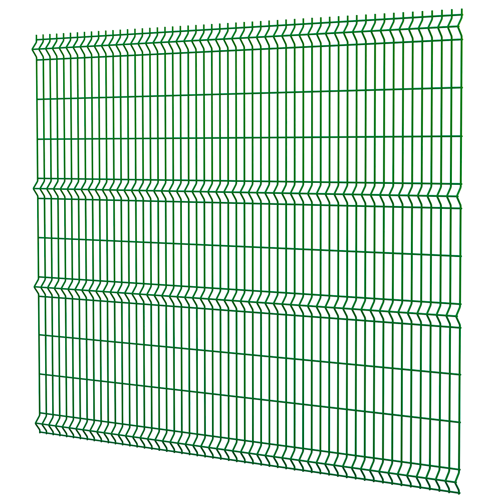 Панель ограждения 3d Сити RAL 6005 ячейка 60х200 мм, d3,8 мм, 2,03х2,5 м