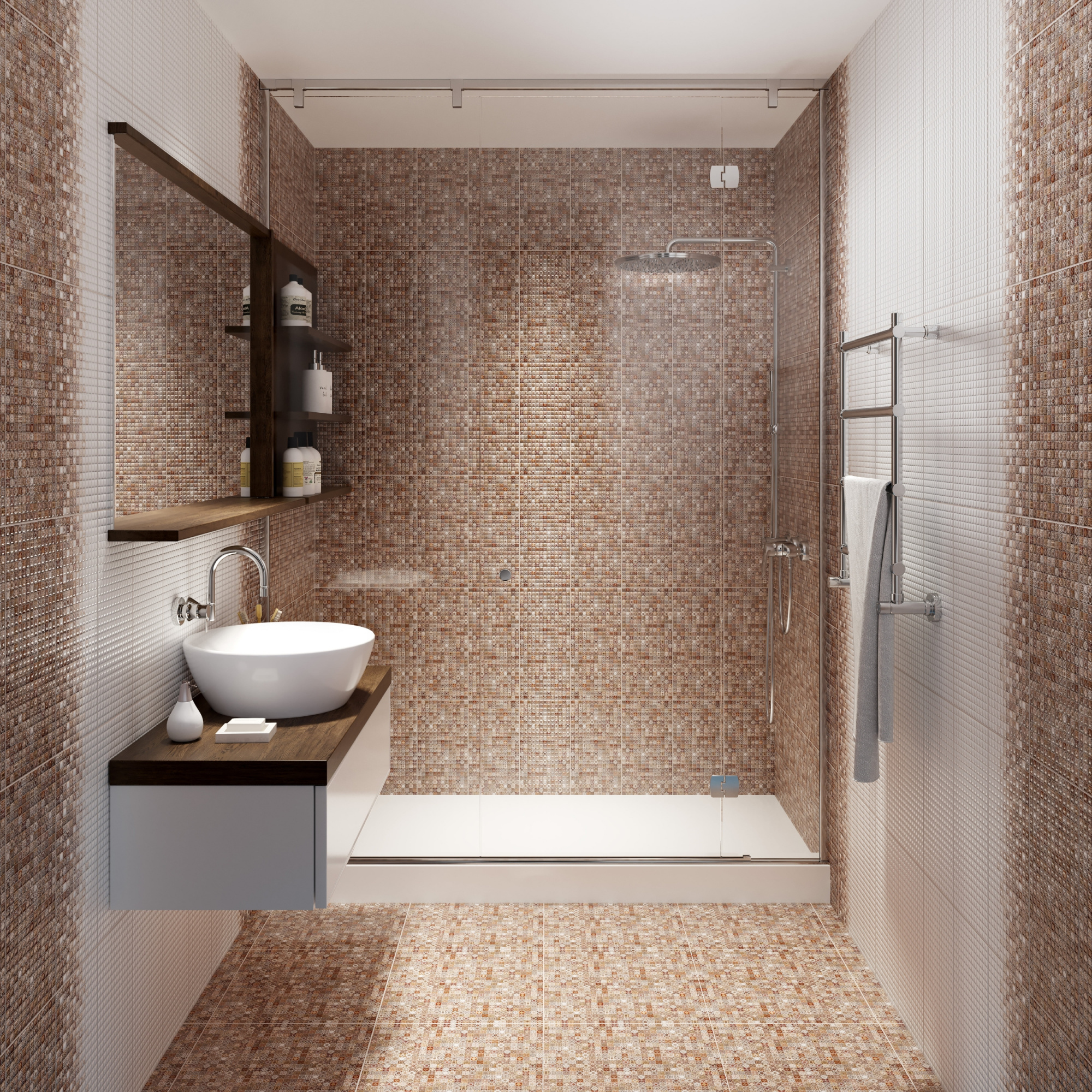 Плитка настенная Cersanit Hammam белая 20х44 от интернет-магазина Венас