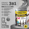 Грунт-эмаль по ржавчине Farbitex серая 0,8 кг от интернет-магазина Венас