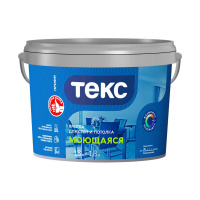 Краска моющаяся Текс Профи белая 1,8 л