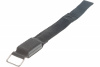 Ремешок наручный светящийся LED FLRB9010 /250мл/черный/нейлон/ Ecos