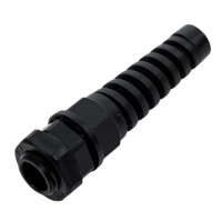 Сальник д/проводника PG  7S /d 3-6,5мм/IP54/черный/гибкий/ Stekker