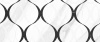 Плитка настенная Global Tile Aurora белая узор 25х60