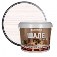 Лак тонирующий для дерева Акватекс Шале белый 0,9 кг