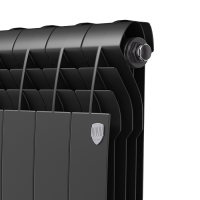 Радиатор биметаллический ROYAL TERMO Biliner 500 / 12 секц/ черный