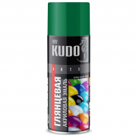 Эмаль аэрозольная Kudo RAL 6029 зеленый 520 мл