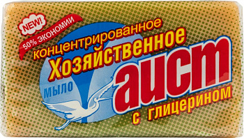 Мыло хозяйственное Аист с глицерином 150 г