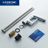 Смеситель д/ум LEDEME L1066 /1руч/г/подв/хром/