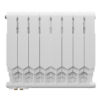 Радиатор биметаллический ROYAL TERMO Vittoria Super 500 / 8 секц/ нижнее подключение/