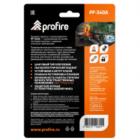 Горелка газовая PROFIRE PF-340A /д/баллона/пьезоподжиг/