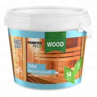 Лак для бань и саун Farbitex Profi Wood матовый 1 л