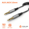 Кабель AUX /3,5мм/ Jack/витой шнур 180см/AIRLINE
