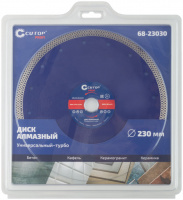 Круг алмазный сегментный ТУРБО /d230х22мм/универс рез/Cutop Profi