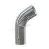 Колено трубы металл d150 мм оцинк