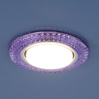 Светильник встраиваемый GX53 3030 VL /фиолетовый/40х135мм/ Elektrostandard