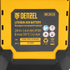 Перфоратор DENZEL RHH-BL-20-28 /SDS+/аккум/20В/4800 уд/мин/3Дж/3реж/4Ач/Li-Ion/+3бура/