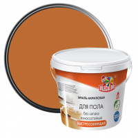 Эмаль акриловая для пола Olecolor желто-коричневая 2,5 кг
