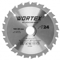 Диск пильный d140х20х24z/Wortex