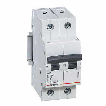 Автомат Legrand RX3 2п C 10А 4,5кА