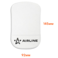 Коврик антискользящий на панель а/м / 92х145мм/липучка/прозрачный/ AIRLINE