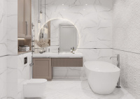 Плитка настенная Global Tile Tonic серая шеврон 25х50 от интернет-магазина Венас