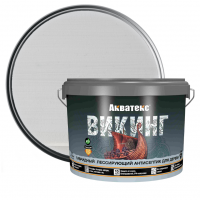 Антисептик для древесины Акватекс Викинг белый 9 л