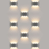 Светильник уличный настенный TECHNO Led / 80х170х40мм/6Вт/500Lm/3000K/IP54/Серый/ Elektrostandard