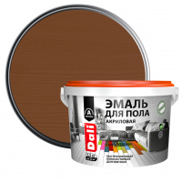 Эмаль для бетонных и деревянных полов Dali орех 2,2 кг