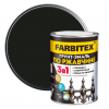 Грунт-эмаль по ржавчине Farbitex черная 0,8 кг