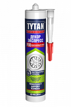 Клей монтажный для декора Tytan Professional Fix белый 310 мл