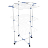 Сушилка д/белья напольная MODULAR 3 Lux Silver /30м/127,5х71х5см/колеса/кронштейны/ сталь/ Gimi