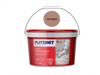 Затирка цементная Plitonit Colorit Premium коричневая 2 кг