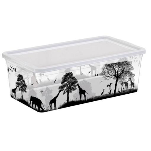 Коробка с крышкой Africa 340х190х120 мм 5,5 л