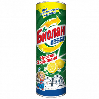 Порошок чистящий Биолан сочный лимон 400 г